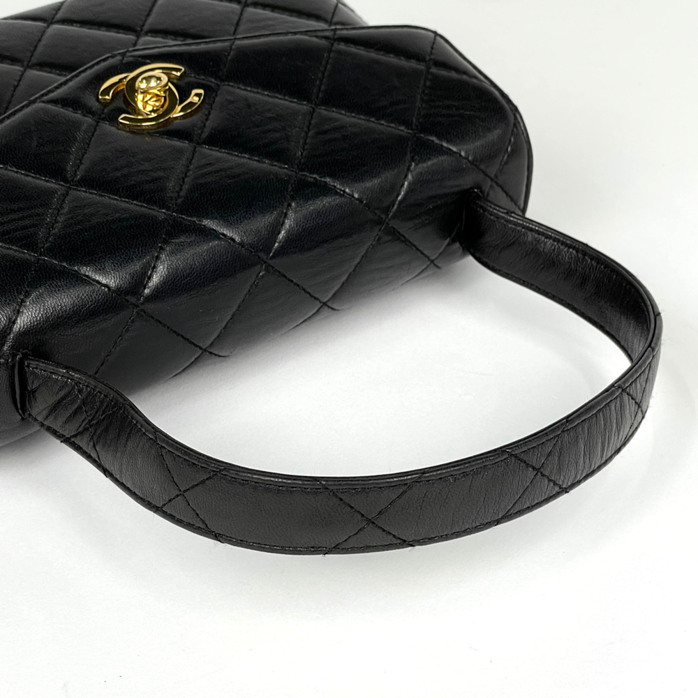 Chanel Coco Mark Handbag, Matelassé Leather, Black, Women's - Picture 5 of 11